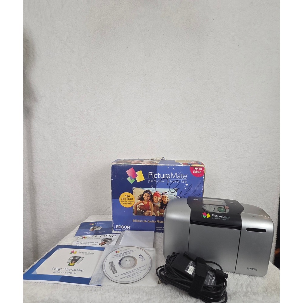 Vtg Epson PictureMate Personal Photo Lab Express Edition B271A 4x6 Photo Printer